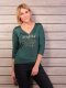 Кофта з блискавкою на грудях і рукавом 3/4. Арт.2008