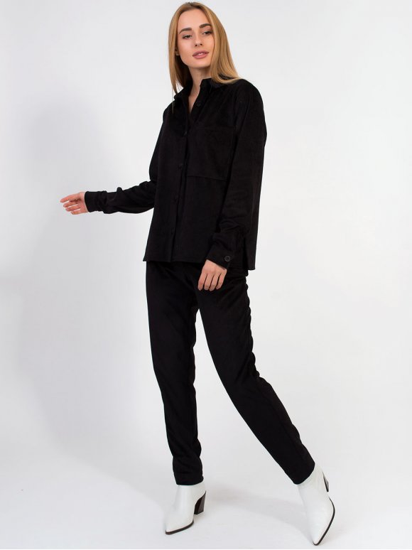 Вельветовый костюм с брюками 2849