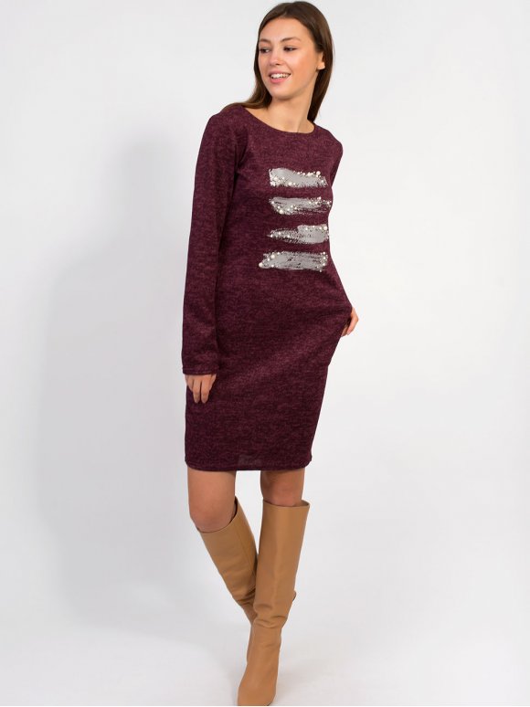 Сукня з принтом "мазки кисті" 2865