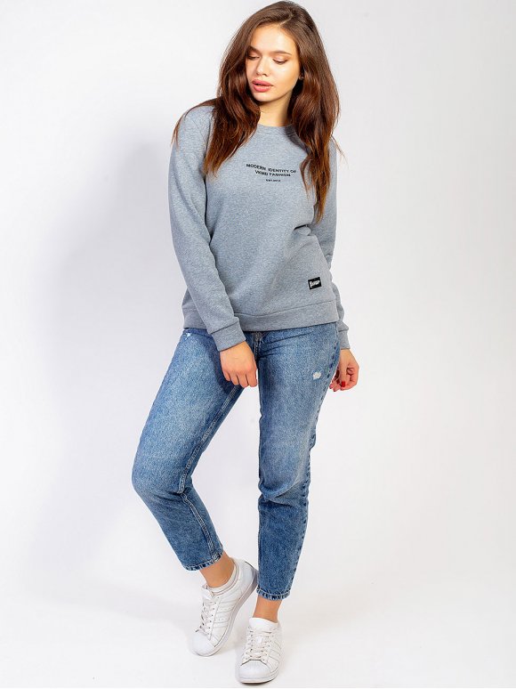 Стильний батник з надписом 2878 Стильний батник з надписом 2878