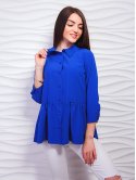 Стильна блуза-сорочка з баскою. Арт.‎2285