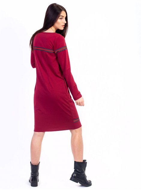 Модна сукня з трендовими нашивками і зручними кишенями. Арт.2603