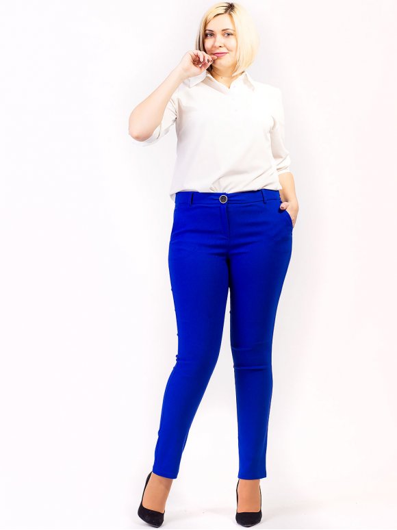 Стильные брюки size+ с карманами. Арт.2629