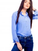 Блуза с асимметричной полоской 2650