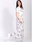 Актуальное длинное платье с цветочным принтом 2741