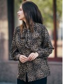 Стильна леопардова блуза 2778
