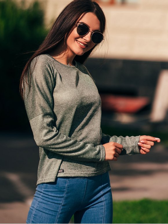 Стильная трикотажная кофта из фактурной ткани с шевроном. Арт. 2568 Стильная трикотажная кофта из фактурной ткани с шевроном. Арт. 2568