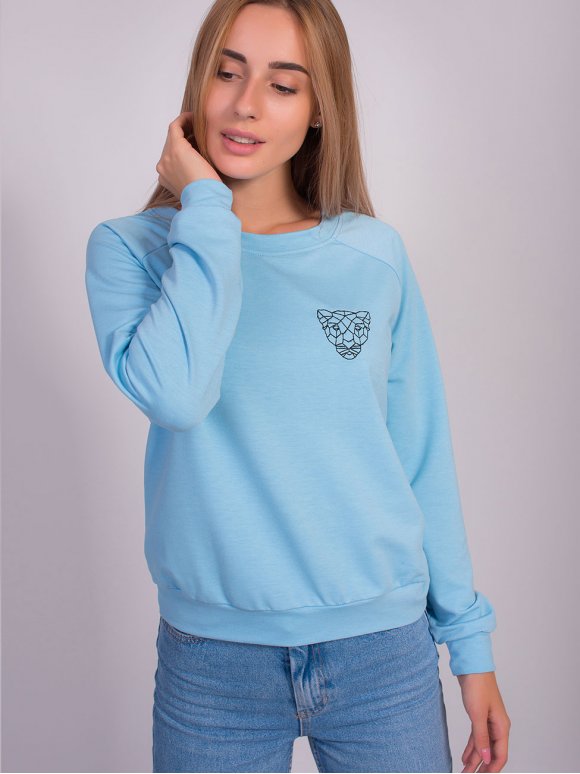 Світшот з вишивкою 2834