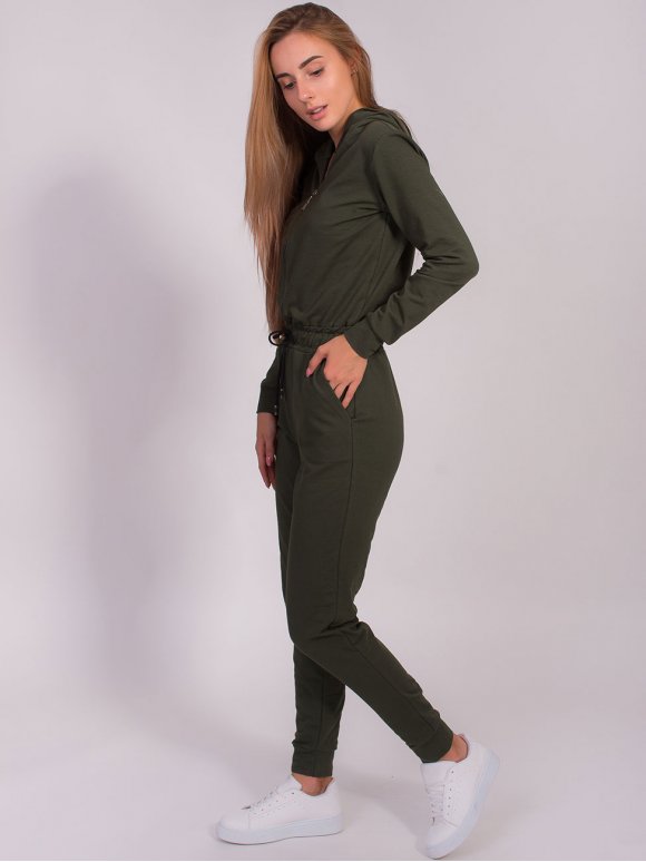 Спортивный комбинезон с капюшоном 2830