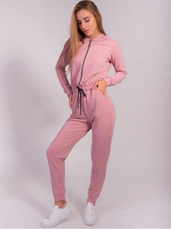 Спортивний комбінезон з капішоном 2830