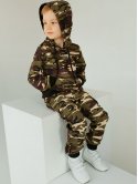 Дитячий спортивний костюм мілітарі з капюшоном 10000