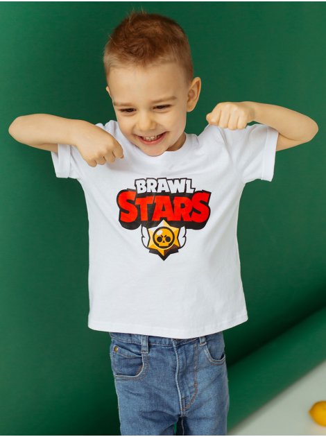 Детская футболка с принтом "BRAWL STARS" 10034