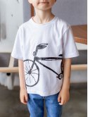 Детская футболка с принтом "велосипед" 10023