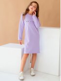 Детское платье с трендовым принтом 10049