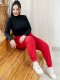 Теплые спортивные штаны size+ 3142