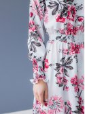 Женственное платье в цветочный принт 3156