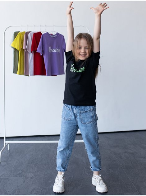 Детская футболка с принтом в разных цветах 10093