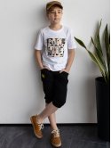 Детская футболка с камуфляжным принтом 10091