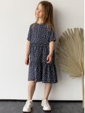 Дитяча літня сукня вільного силуету 10086