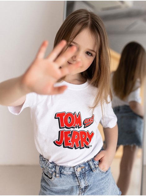 Детская футболка с принтом TOM AND JERRY 10090