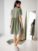 легкое льняное платье-рубашка 3223