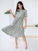 Яскрава сукня-міді вільного фасону 3260