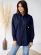 Удлиненная рубашка с супатной застёжкой 3311