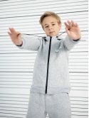 Дитячий костюм на блискавці з трендовим принтом 10102
