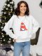 Новогодний свитшот с принтом 3371