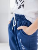 Детские спортивные штаны с принтом 10123