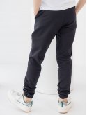Чёрные базовые детские спортивные штаны 10126