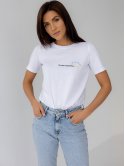 Женская футболка с вышивкой "ти моє серденько" 3442