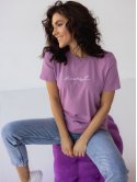 Жіноча футболка з принтом "вільна" 3445