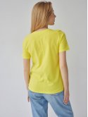 Хлопковая женская футболка с принтом "UKRAINE" 3463