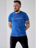 Хлопковая мужская футболка с принтом "UKRAINE" 3464