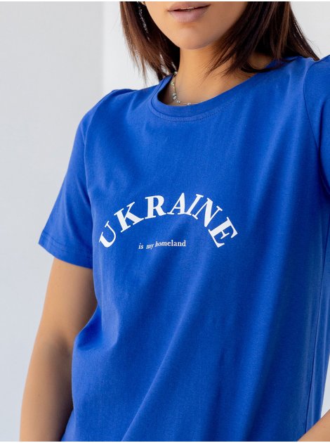 Жіноча футболка з принтом "Ukraine is my homeland" 3447