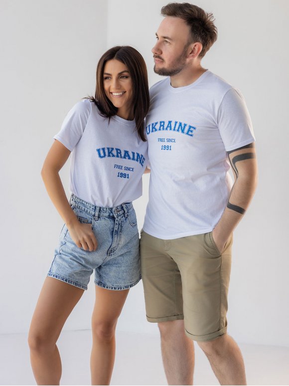 Мужская футболка с принтом "UKRAINE" 3414