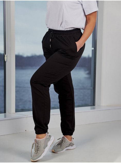 Трикотажные спортивные штаны size+ 3544