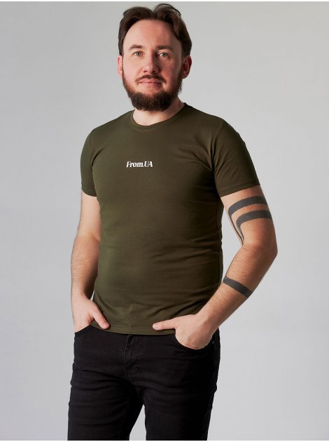 Мужская футболка с патриотическим принтом 3650