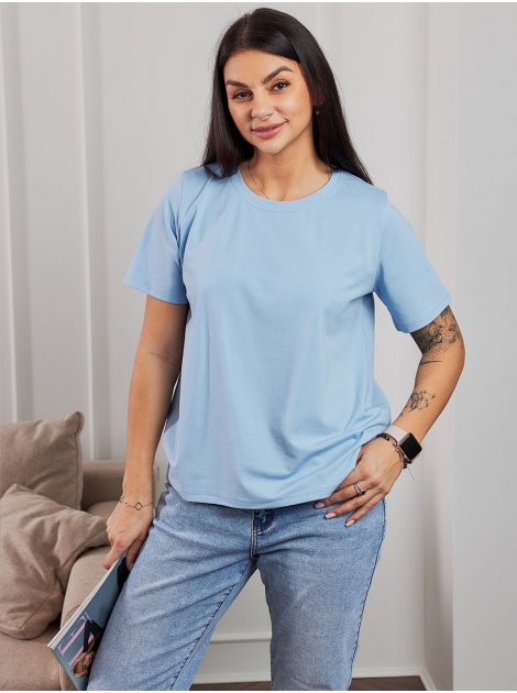 Базова жіноча футболка size+ 4071