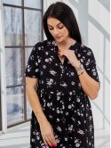 Цветочное платье size+ 4102