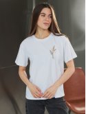 Футболка з вишивкою пшениця 4106