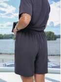 Костюм з футболкою та шортами size+ 4114
