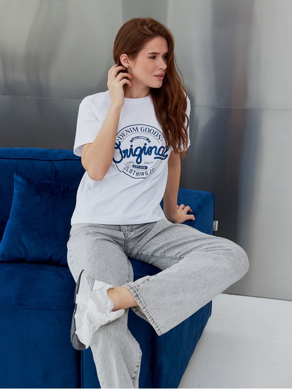 Футболка з принтом Original Denim 4125