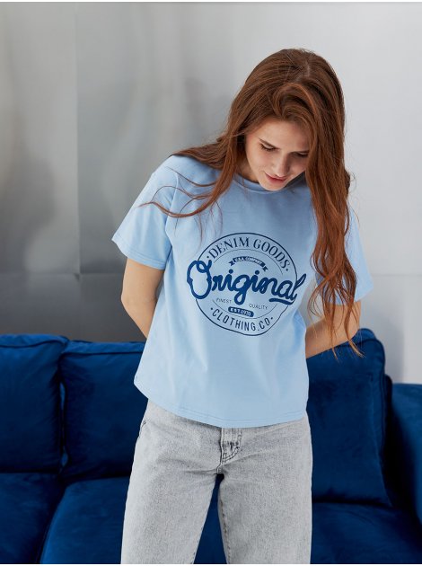 Футболка з принтом Original Denim 4125