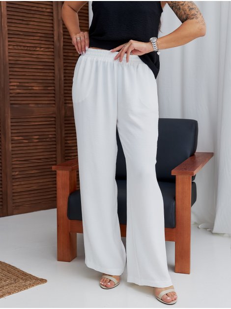 Базовые брюки из крепа size+ 4111