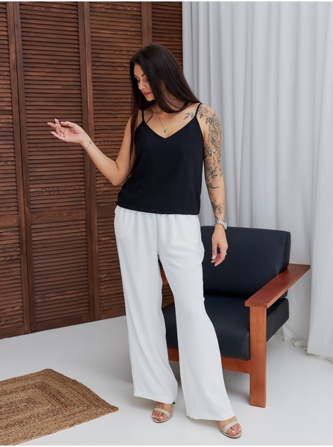 Базовые брюки из крепа size+ 4111