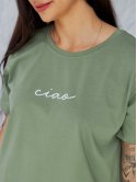Футболка «ciaо» size+ 4077