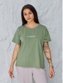 Футболка «ciaо» size+ 4077