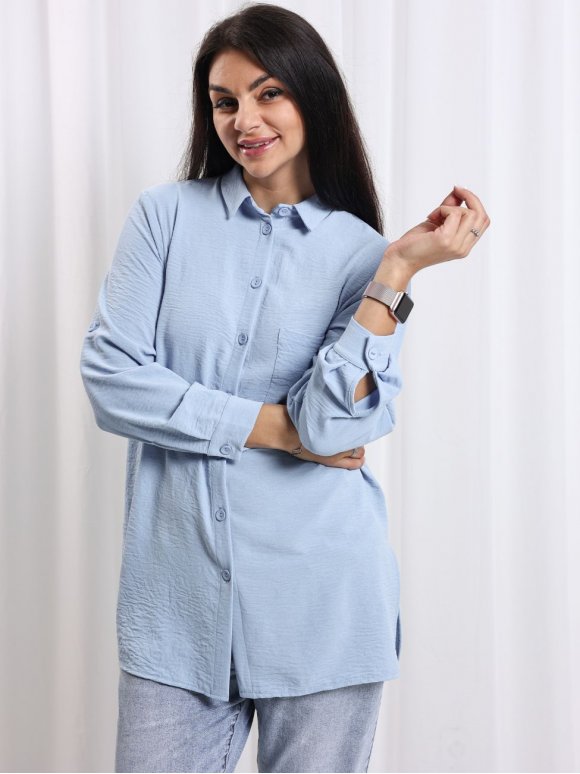 Рубашка из крепа size+ 4132